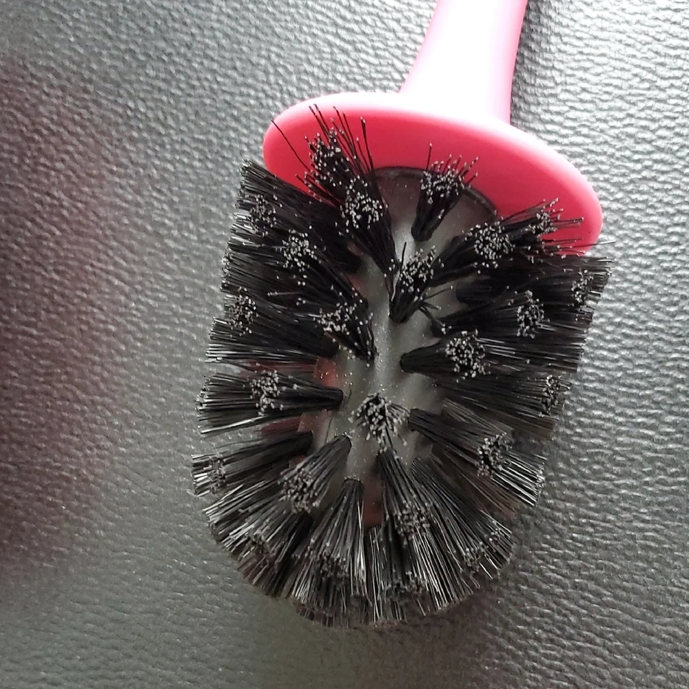 Pink and Red Alien Toilet Brush Set